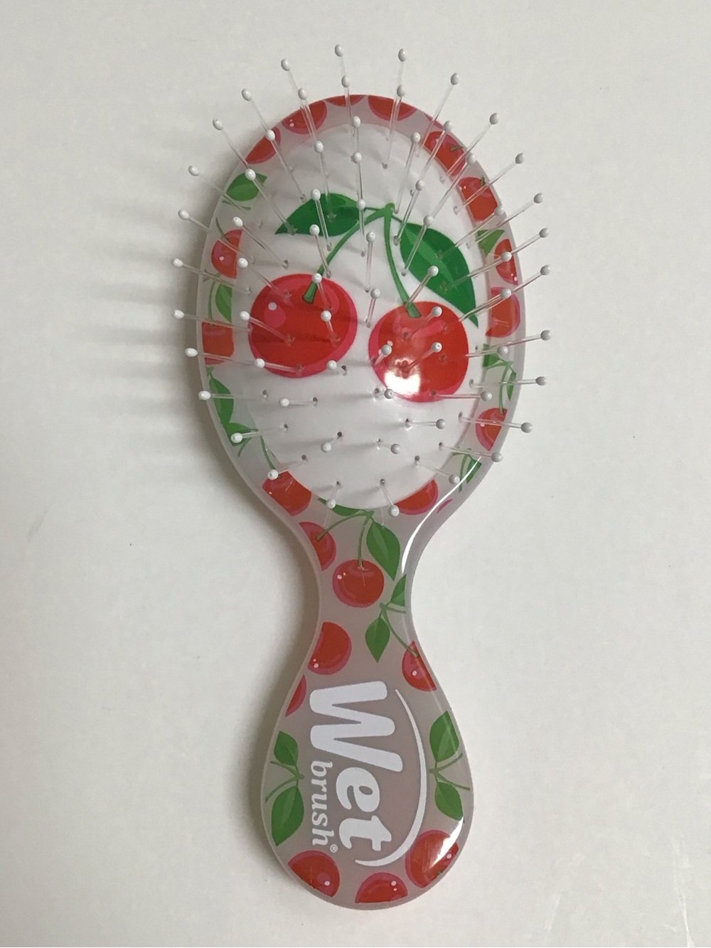 Wet Brush Mini Hair Brush Detangler CHERRY Limited Edition Beach Pool Gym NEW